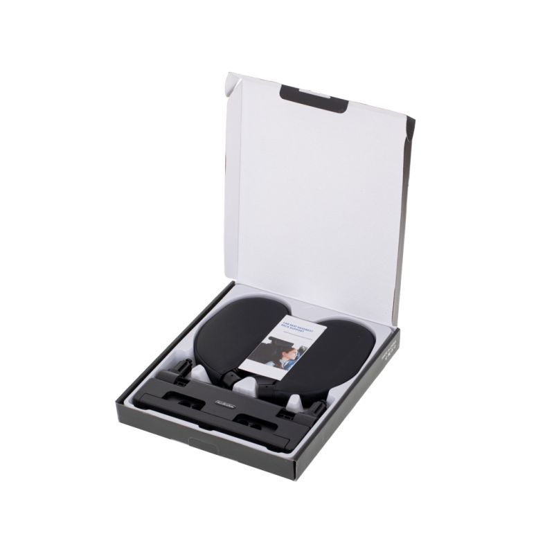 Zagłówek samochodowy poduszka podróżna oparcie na głowę szyje do samochodu regulowane czarny