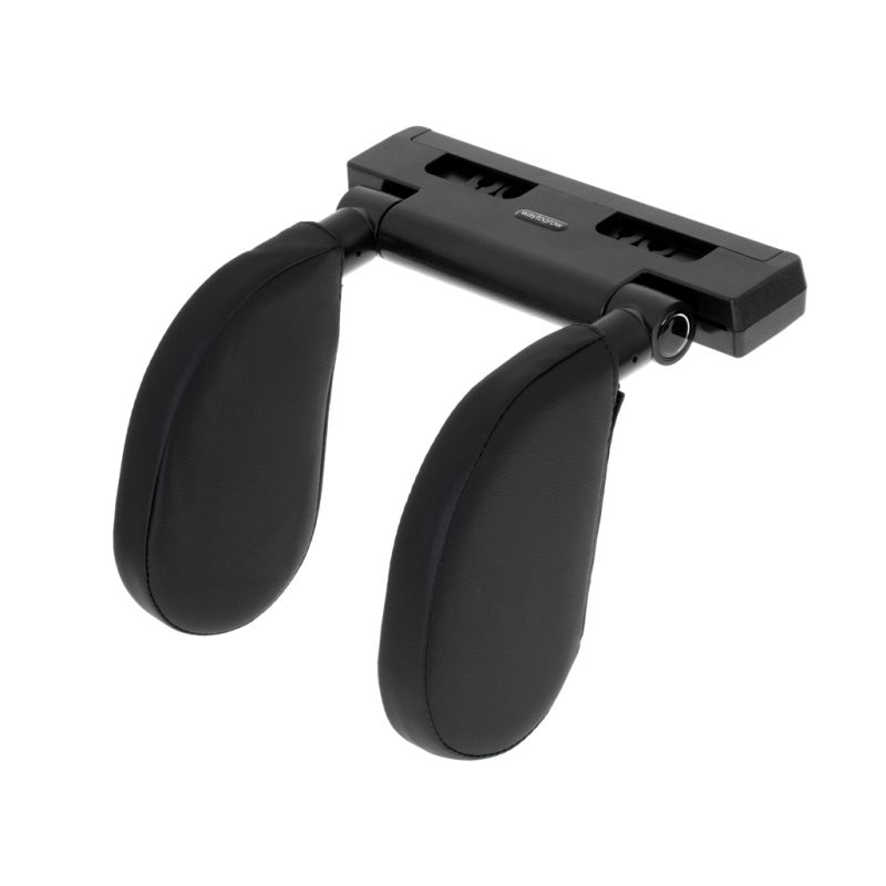 Zagłówek samochodowy poduszka podróżna oparcie na głowę szyje do samochodu regulowane czarny - obrazek 10