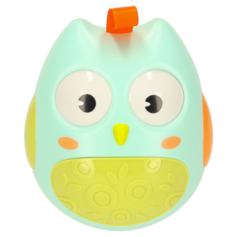 Wańka wstańka sowa sensoryczna kiwajka niebieska - obrazek 2