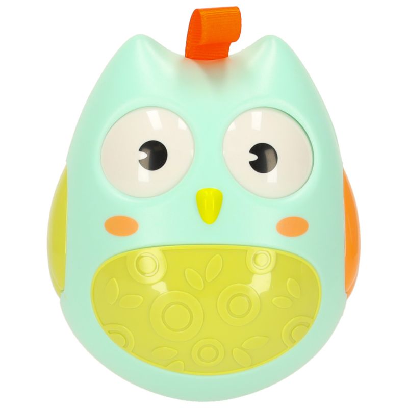 Wańka wstańka sowa sensoryczna kiwajka niebieska - obrazek 3