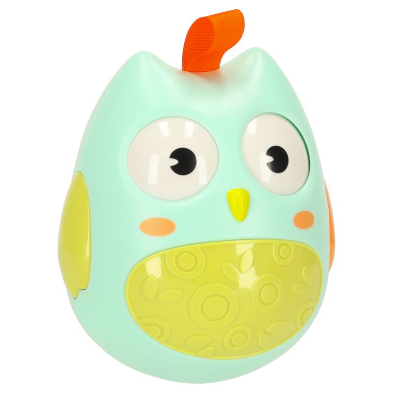 Wańka wstańka sowa sensoryczna kiwajka niebieska - obrazek 5