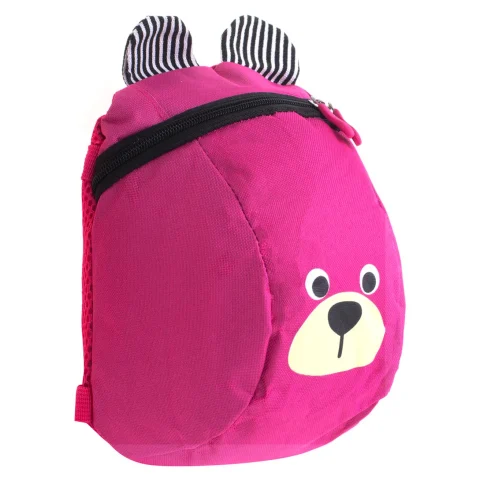 Plecak dla przedszkolaka dziecięcy plecaczek miś różowy