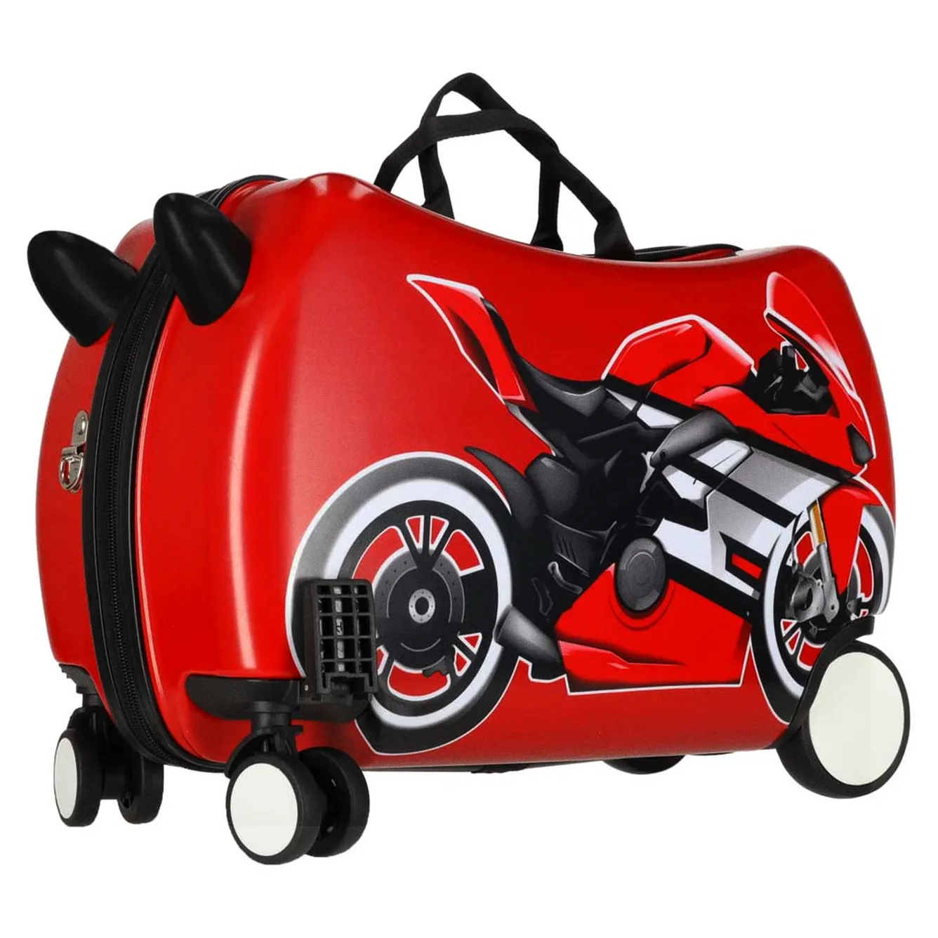 Walizka podróżna dla dzieci na kółkach bagaż podręczny motor