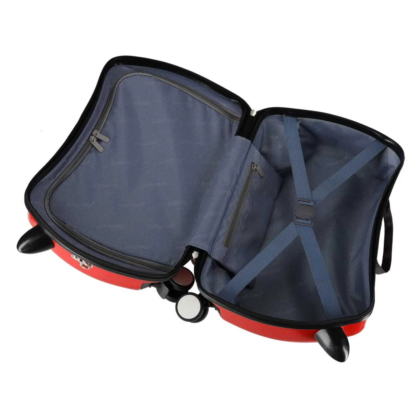 Walizka podróżna dla dzieci na kółkach bagaż podręczny motor - obrazek 7