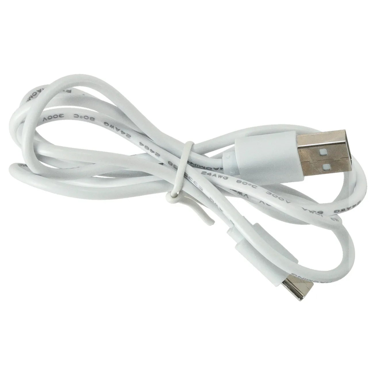 Wentylator biurkowy wiatrak stojący bezprzewodowy USB na pilot z lampką 4 poziomy mocy 18cm biały - obrazek 7