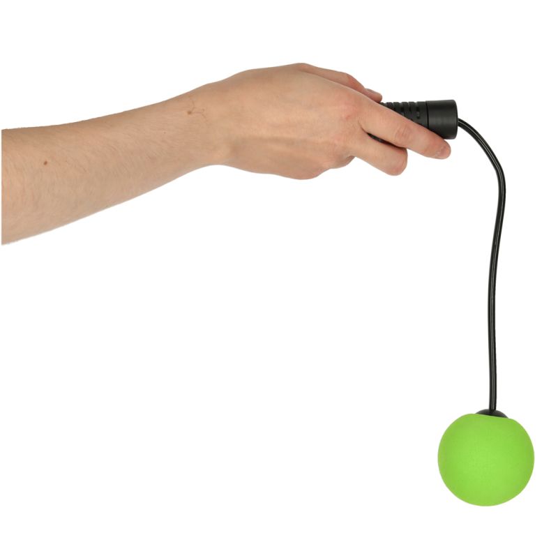 Skakanka bezprzewodowa bez linki crossfit trening cardio fitness z piłeczkami - obrazek 2