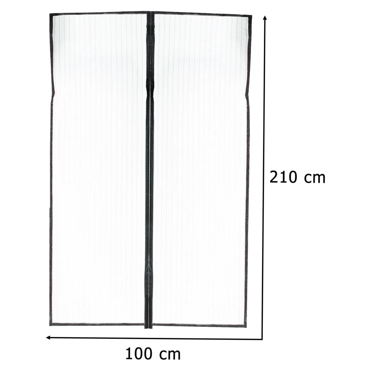 Moskitiera siatka magnetyczna LUARO na drzwi solidna mocny magnes 100x210cm - obrazek 12