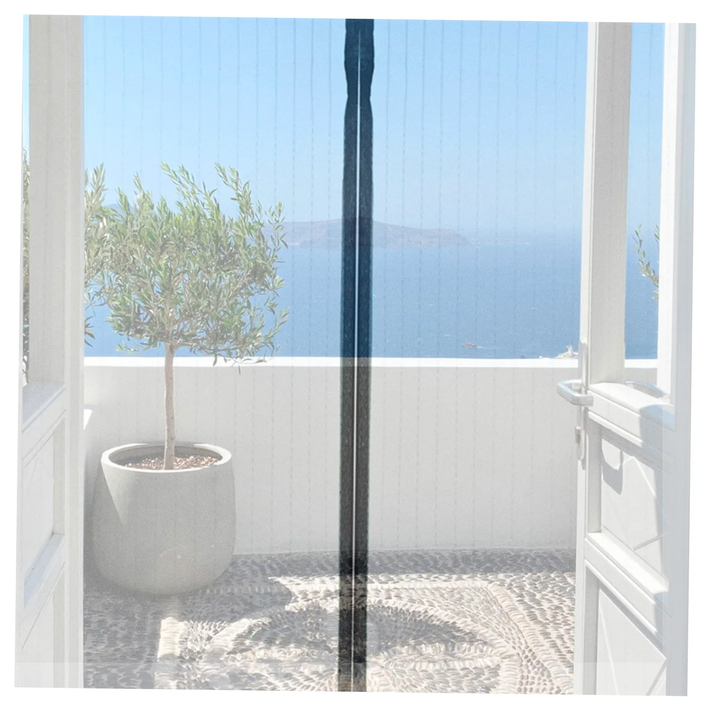 Moskitiera siatka magnetyczna LUARO na drzwi solidna mocny magnes 100x210cm - obrazek 10