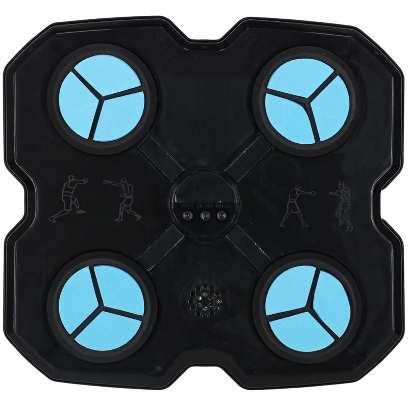 Tarcza bokserska treningowa na ścianę trenażer muzyka LED USB rękawice - obrazek 2