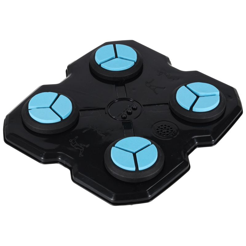 Tarcza bokserska treningowa na ścianę trenażer muzyka LED USB rękawice - obrazek 5