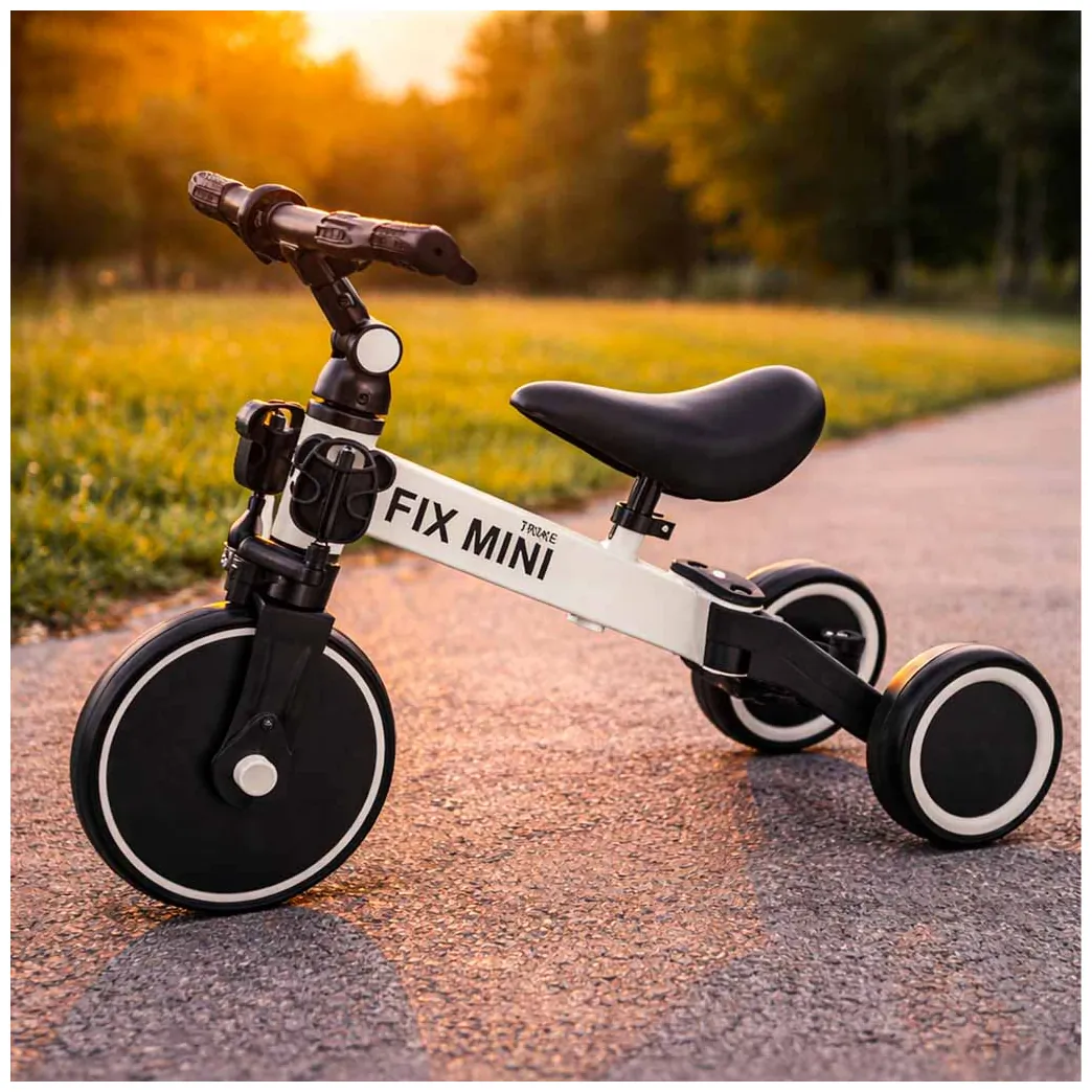 Rowerek biegowy Trike Fix Mini rower wielofunkcyjny 3w1 biały - obrazek 14