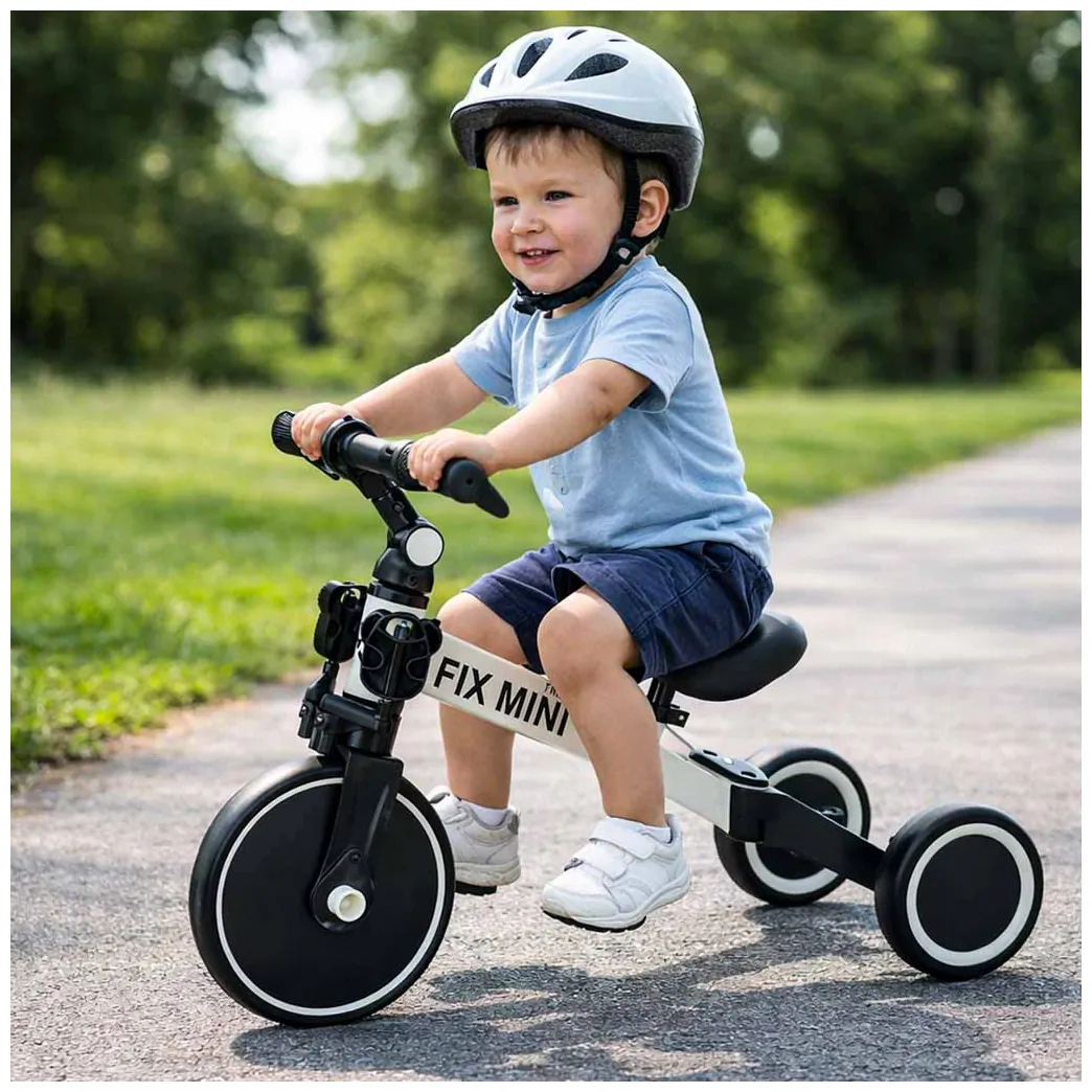 Rowerek biegowy Trike Fix Mini rower wielofunkcyjny 3w1 biały - obrazek 15