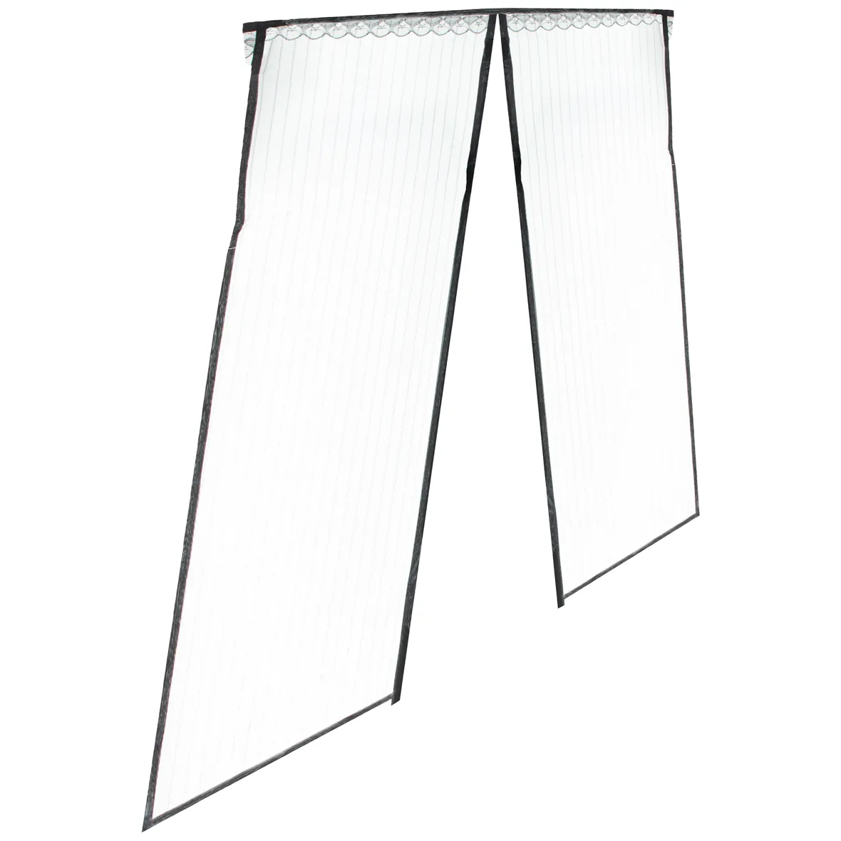 Moskitiera siatka magnetyczna na drzwi 85x210cm CZARNA - obrazek 2