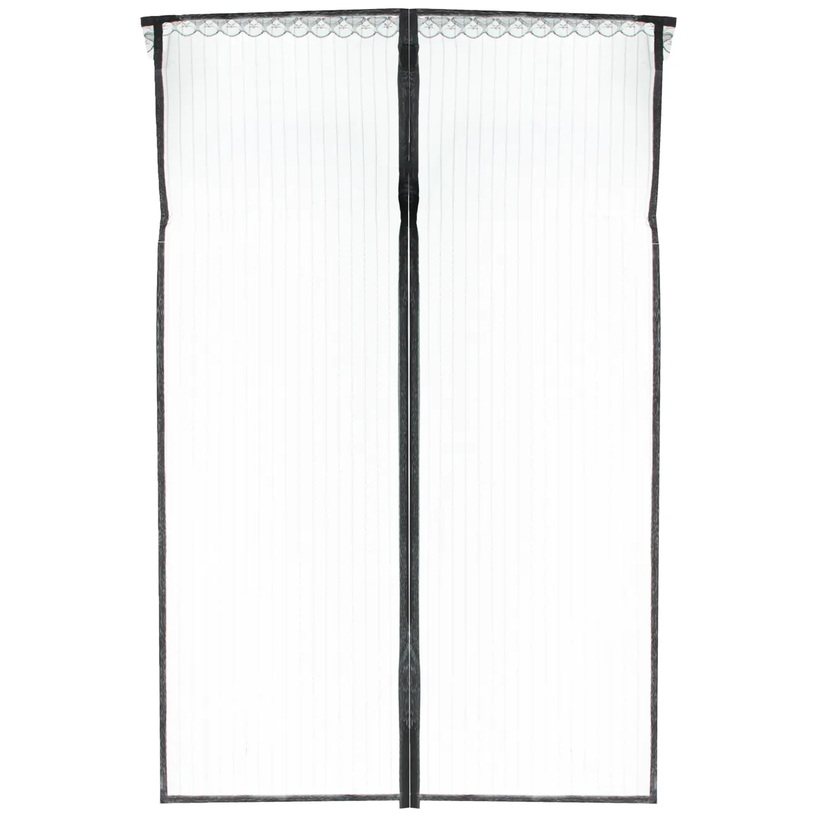 Moskitiera siatka magnetyczna na drzwi 85x210cm CZARNA - obrazek 3