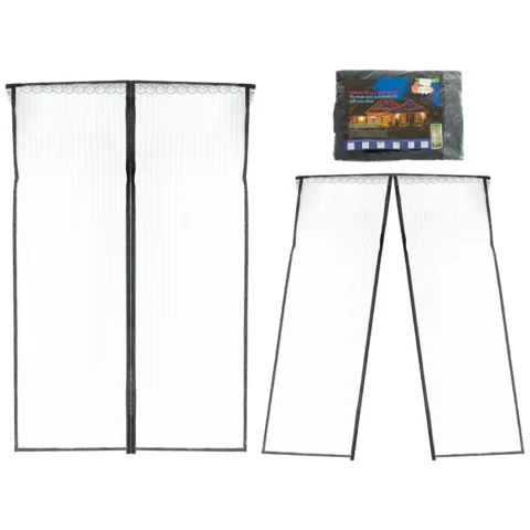 Moskitiera siatka magnetyczna na drzwi 85x210cm CZARNA