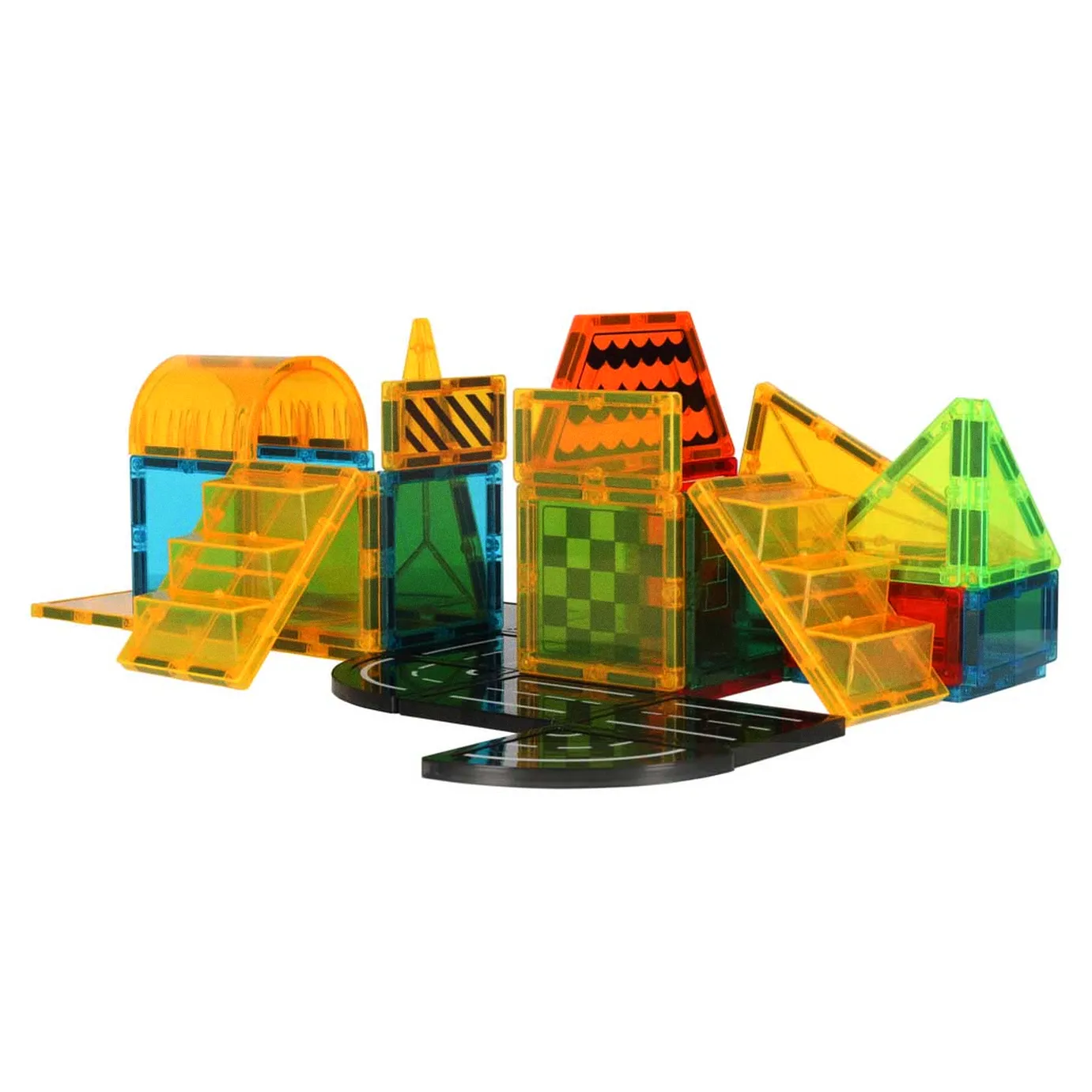 Klocki magnetyczne konstrukcyjne 3D budowa 50 elementów - obrazek 11