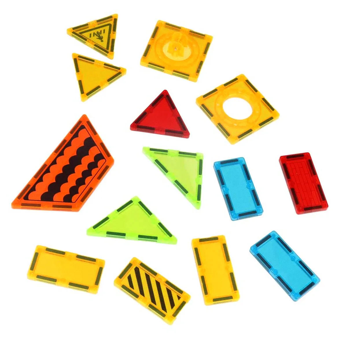 Klocki magnetyczne konstrukcyjne 3D budowa 50 elementów - obrazek 8