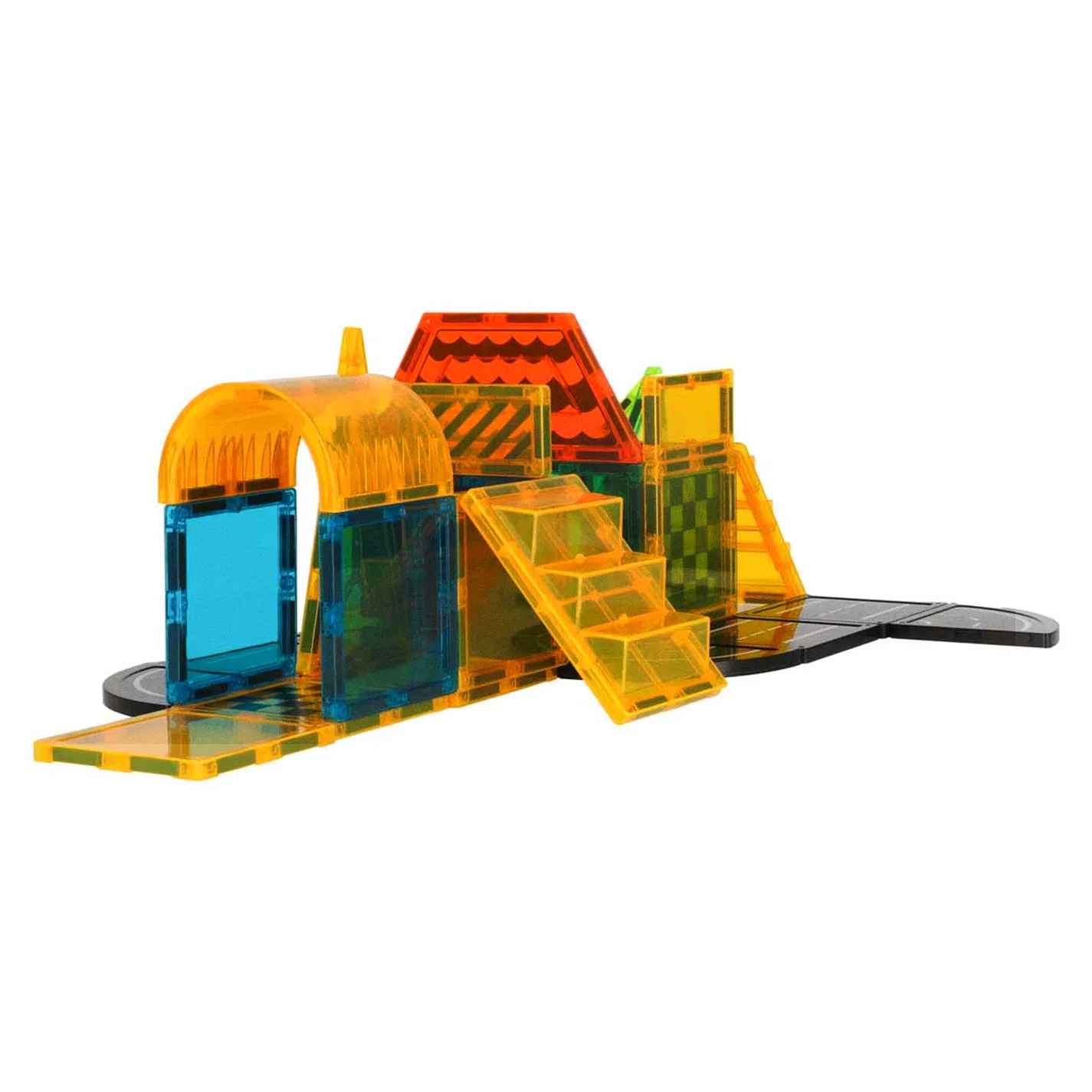 Klocki magnetyczne konstrukcyjne 3D budowa 50 elementów - obrazek 9