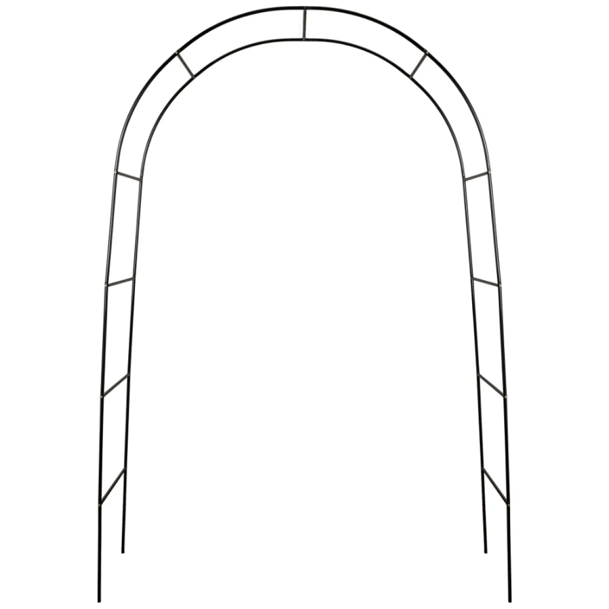 Pergola ogrodowa LUARO łuk uchwyt na róże kwiaty bluszcz pnącza metalowa 240 x 140 cm - obrazek 6
