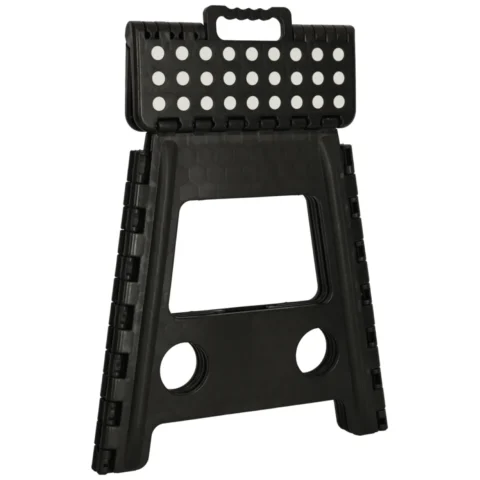 Stołek taboret składany antypoślizgowy 39,5 cm czarny