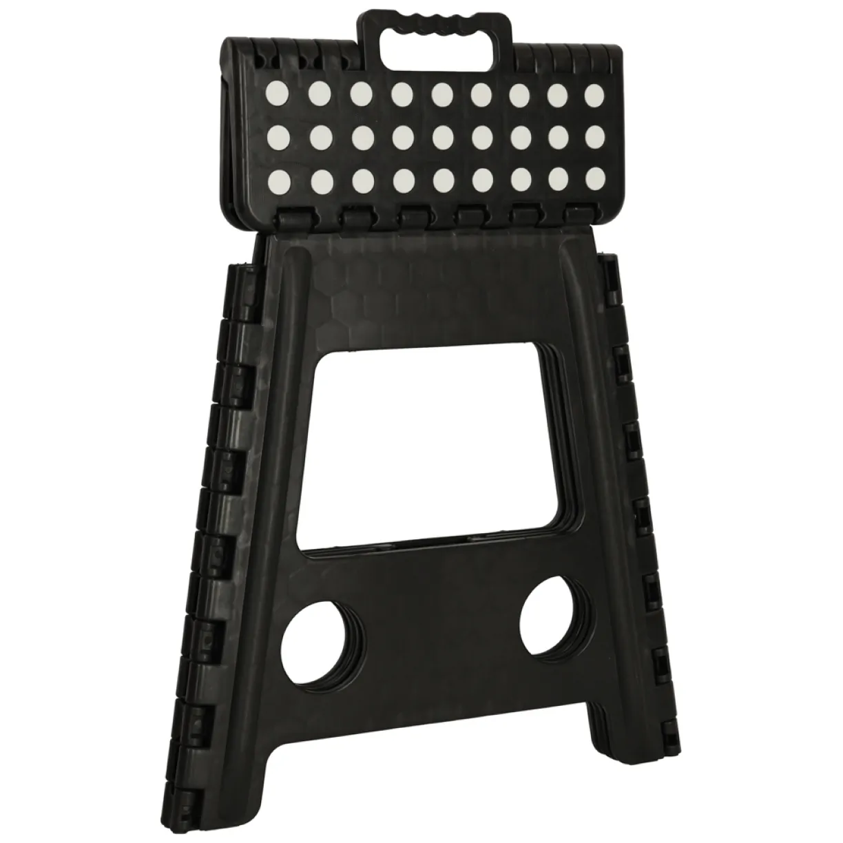 Stołek taboret składany antypoślizgowy 39,5 cm czarny