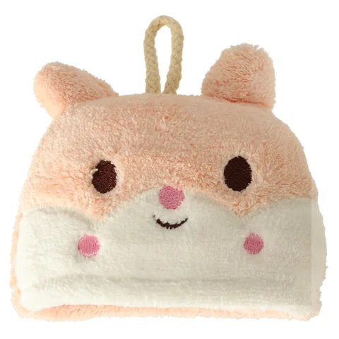 Ręcznik ręczniczek do rąk dla dzieci do przedszkola 42x25cm różowy królik