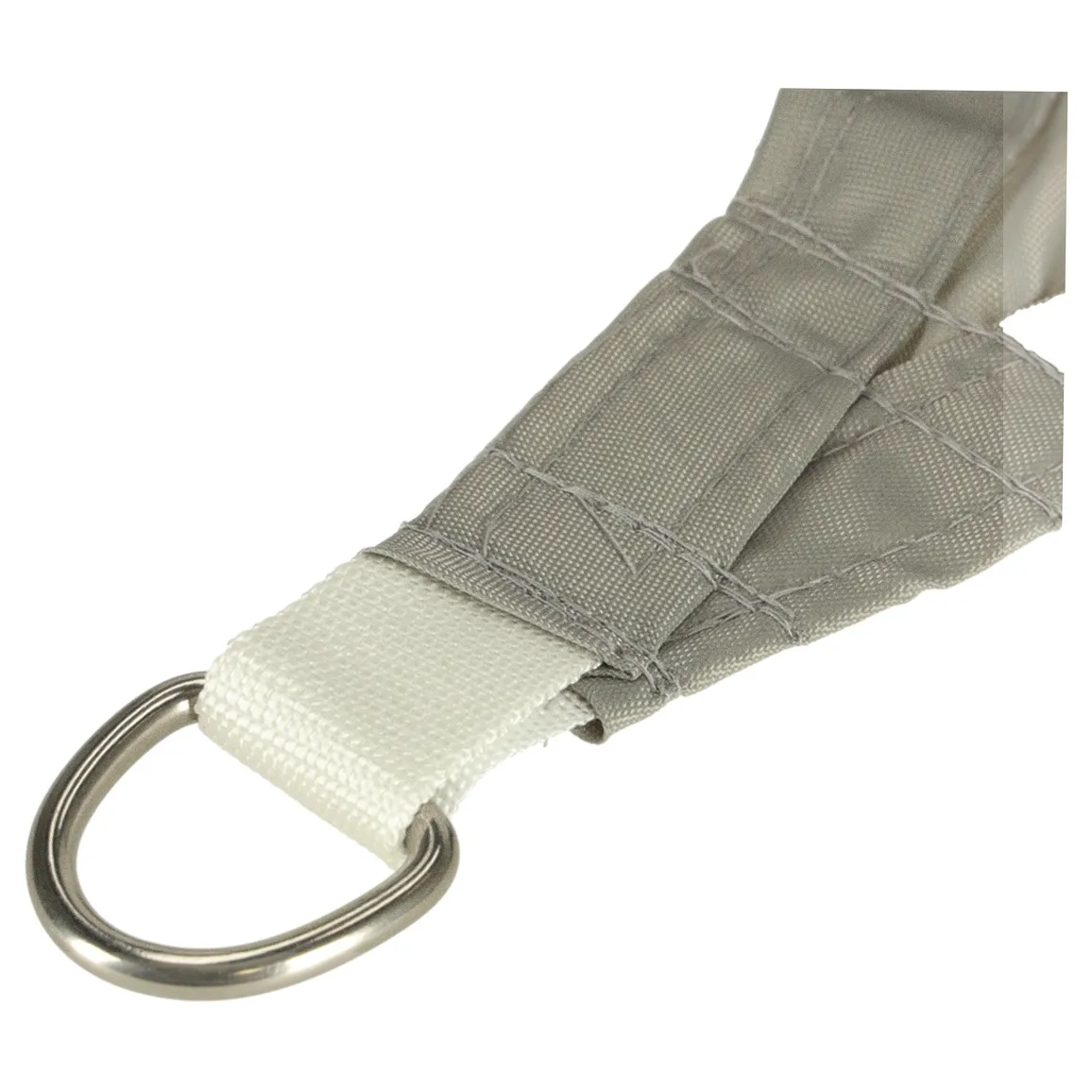 Żagiel przeciwsłoneczny LUARO ogrodowy tarasowy wodoodporny 3x3x3m trójkąt szary - obrazek 5