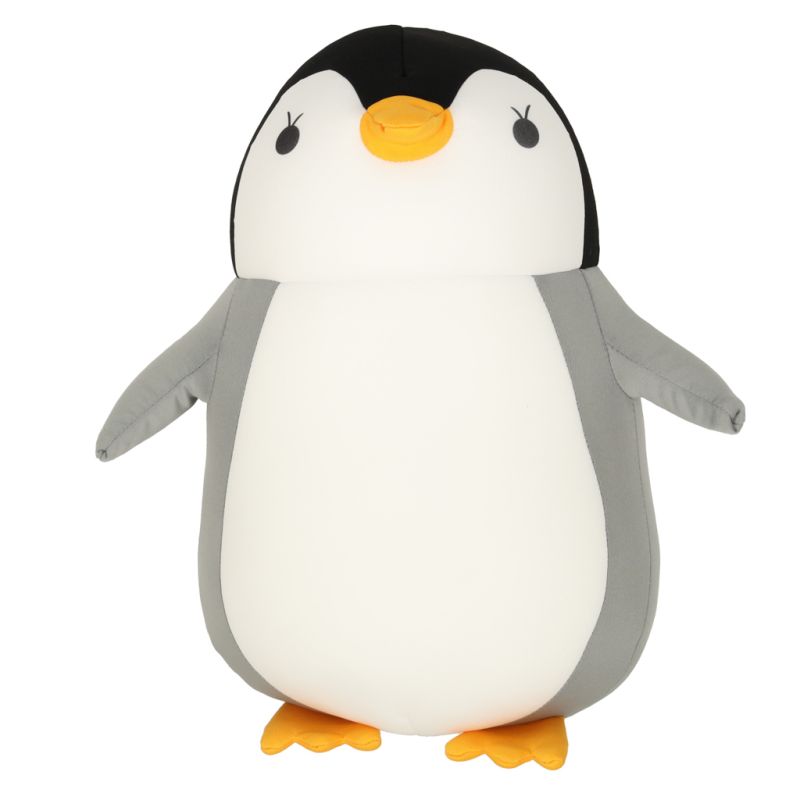 Poduszka podróżna 2w1 rogal pod kark do samochodu samolotu maskotka pingwin - obrazek 2