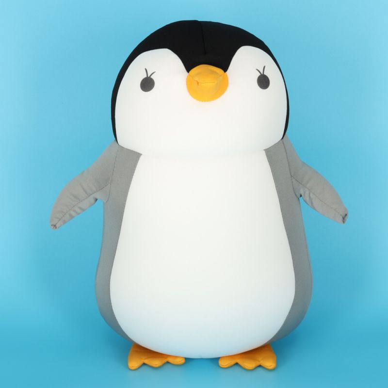 Poduszka podróżna 2w1 rogal pod kark do samochodu samolotu maskotka pingwin - obrazek 12