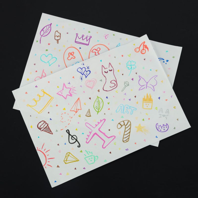 Markery akrylowe do tkanin kamieni pisaki flamastry mazaki wodoodporne DIY 48 szt. - obrazek 6