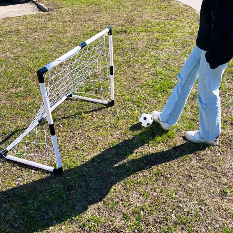 Bramka piłkarska do piłki nożnej dla dzieci treningowa 2szt  95 x 48 x 70 cm - obrazek 11