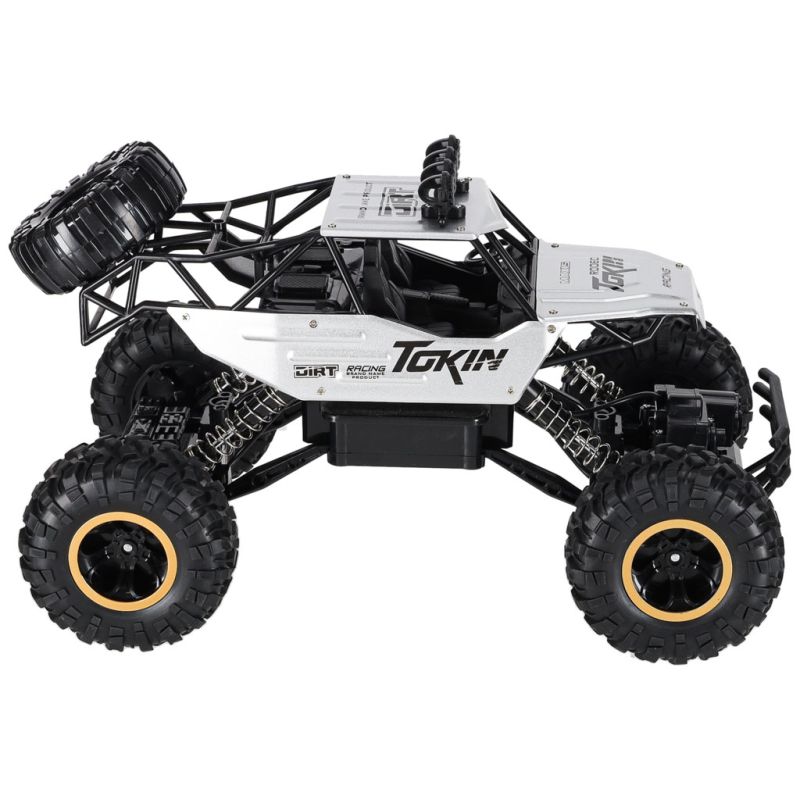Samochód zdalnie sterowany na pilota RC Rock Crawler 1:12 4WD METAL srebrny - obrazek 4