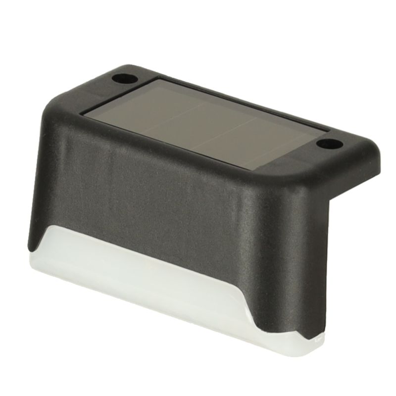 Lampa solarna schodowa ogrodowa zewnętrzna LED na schody czujnik zmierzchu 8 sztuk - obrazek 2