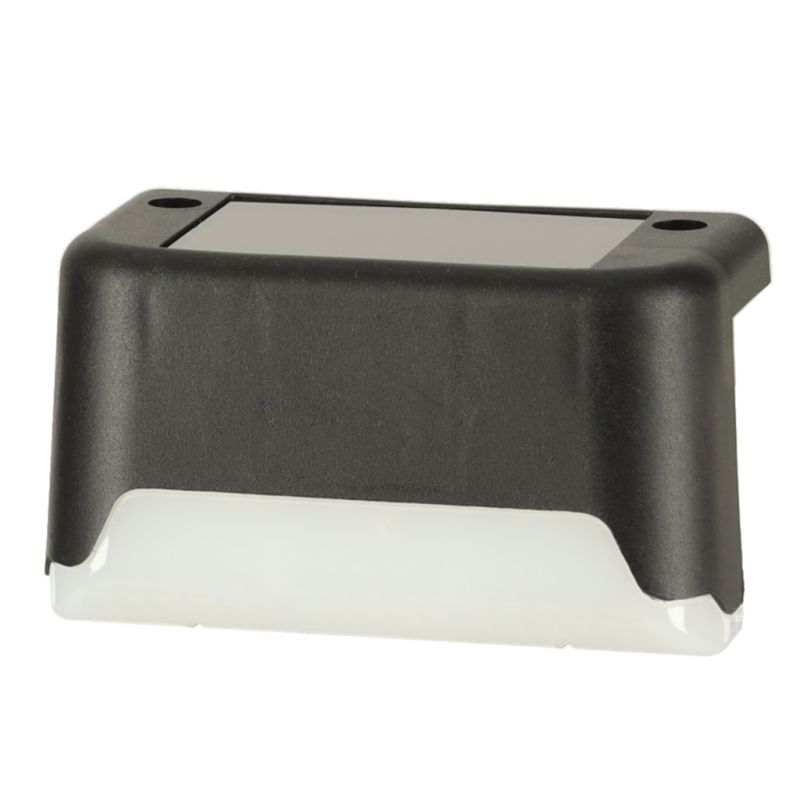 Lampa solarna schodowa ogrodowa zewnętrzna LED na schody czujnik zmierzchu 8 sztuk - obrazek 5