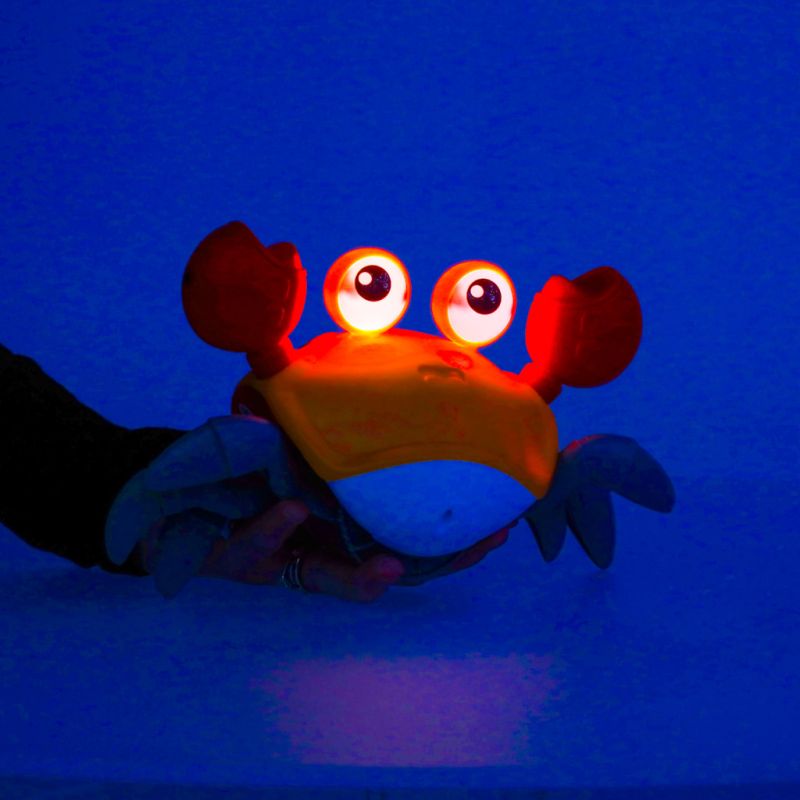 Krab uciekający pełzający czujnik interaktywna akumulator USB czerwony - obrazek 9