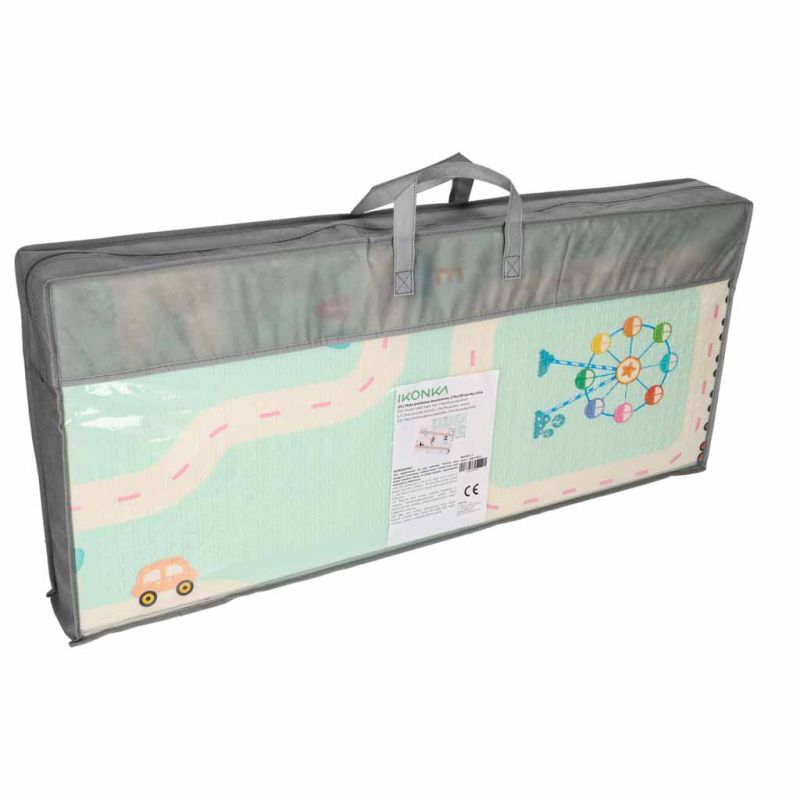 Mata edukacyjna piankowa dwustronna składana pandy ulica 180 x 200cm - obrazek 15