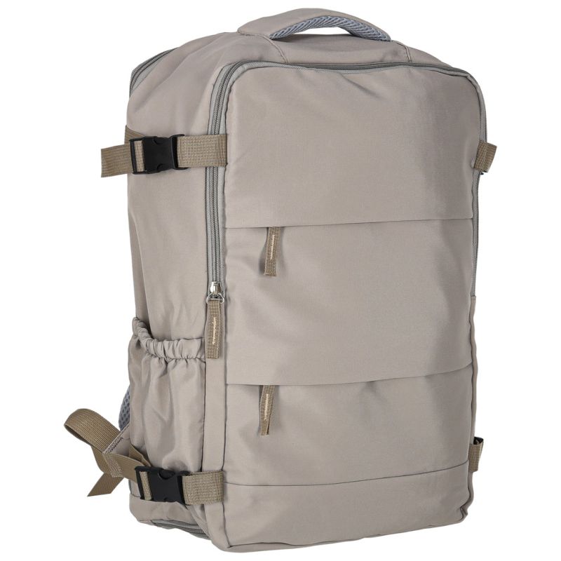 Plecak podróżny turystyczny bagaż szary 45x30 cm - obrazek 3