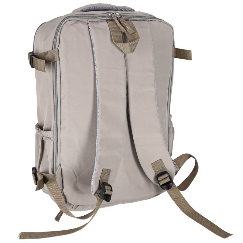 Plecak podróżny turystyczny bagaż szary 45x30 cm - obrazek 5