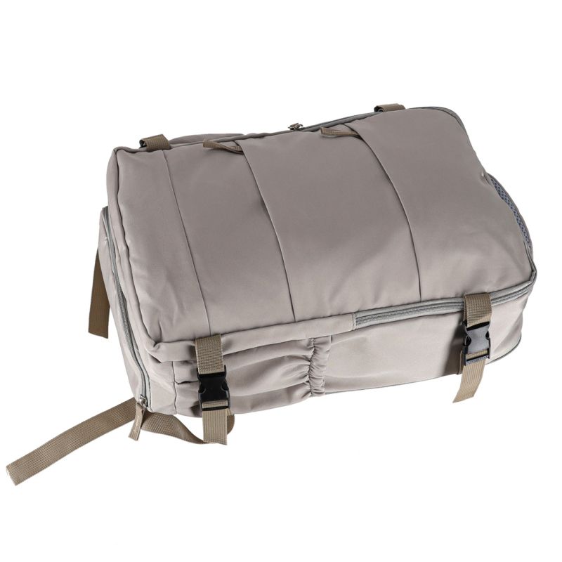 Plecak podróżny turystyczny bagaż szary 45x30 cm - obrazek 6