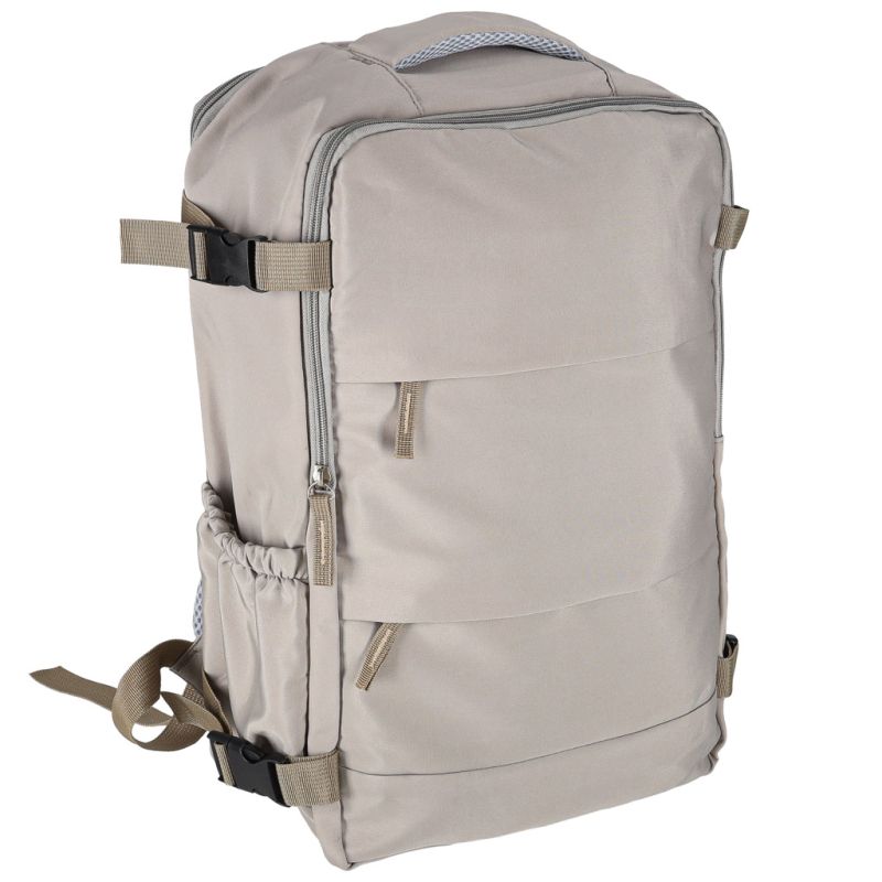 Plecak podróżny turystyczny bagaż szary 45x30 cm - obrazek 7