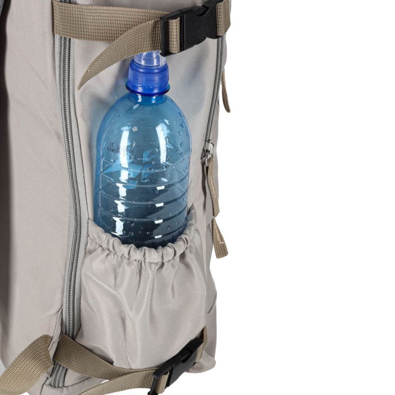 Plecak podróżny turystyczny bagaż szary 45x30 cm - obrazek 10