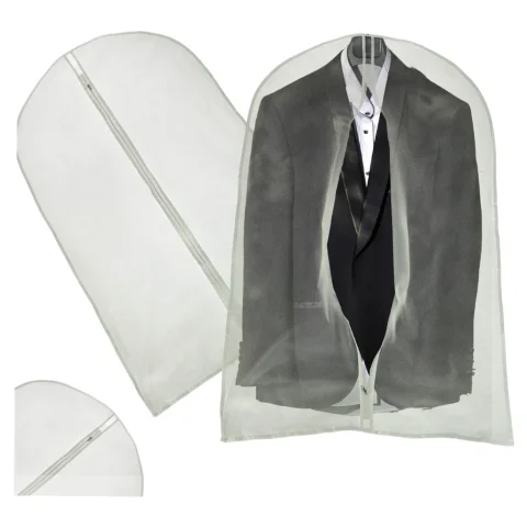 Pokrowiec na ubrania garnitur odzież ubrania przezroczysty 60 x 100 cm