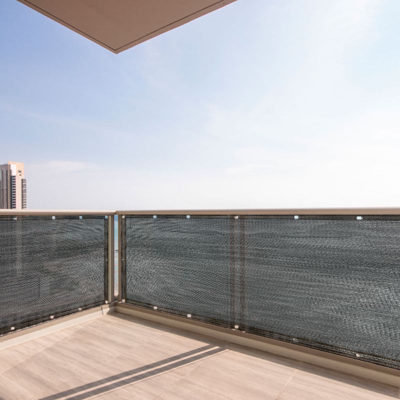 Osłona balkonowa LUARO mata maskująca siatka cieniująca na balkon taras 150g/m2 105x500cm UV - obrazek 6