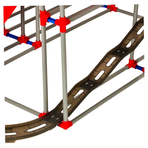 Magnetyczny tor samochodowy antygrawitacyjny 130cm XXL 175el.