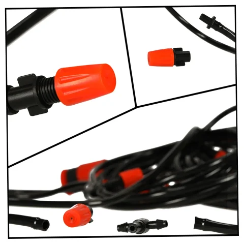 Zraszacz ogrodowy kurtyna wodna mgiełka system nawadniania 20m