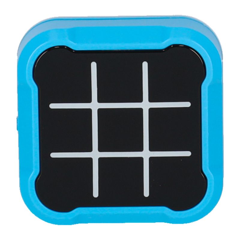 Kółko krzyżyk gra elektroniczna logiczna tic tac toe konsola przenośna niebieska - obrazek 7