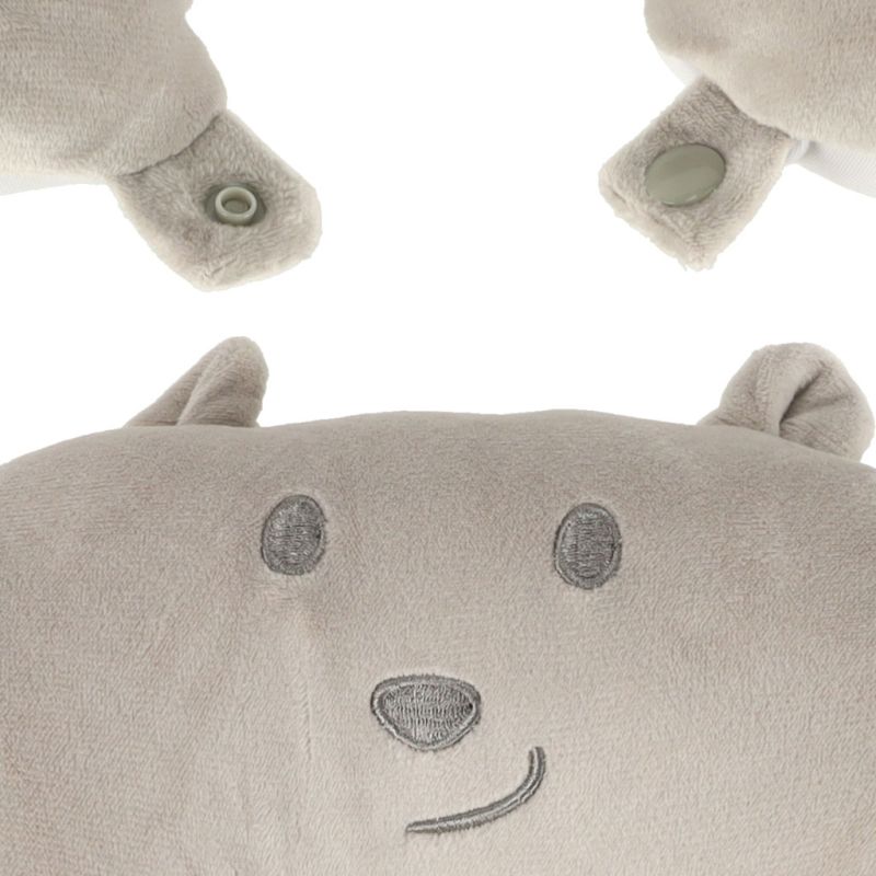 Poduszka podróżna 2w1 rogal pod kark do samolotu samochodu maskotka miś - obrazek 15