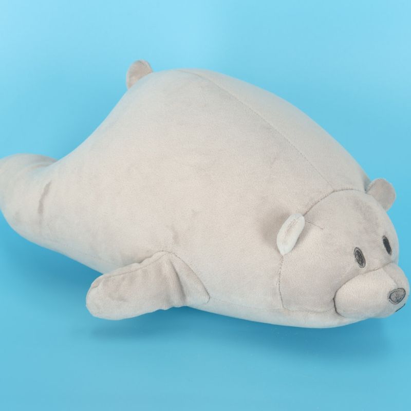 Poduszka podróżna 2w1 rogal pod kark do samolotu samochodu maskotka miś - obrazek 10