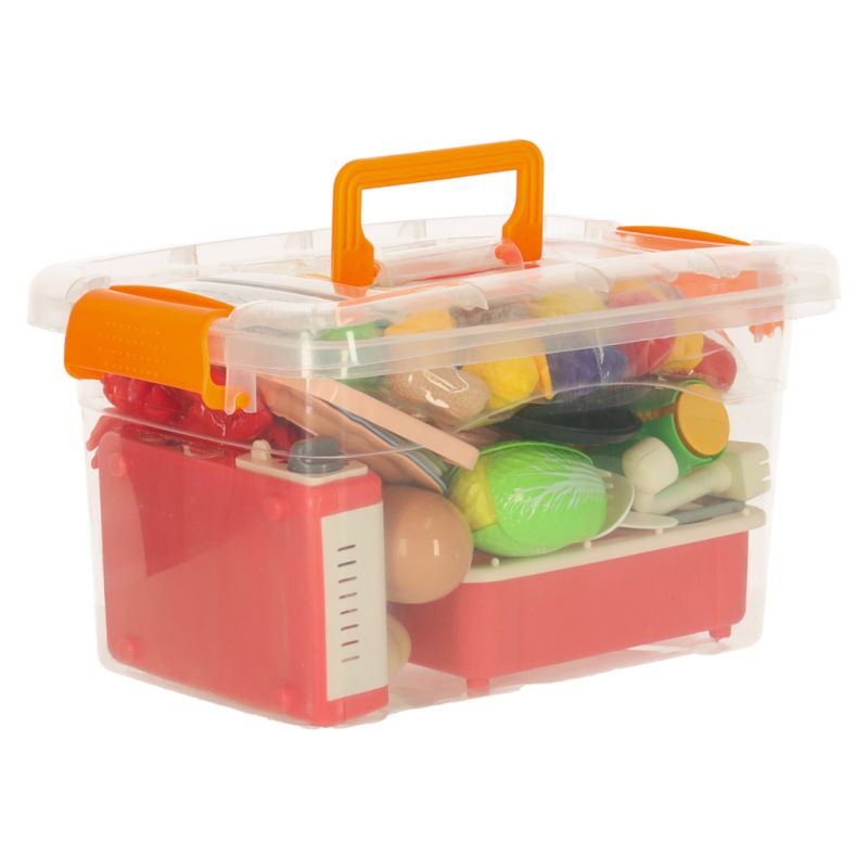 Warzywa do krojenia zlew wózek zakupy garnki zestaw AGD 54 el - obrazek 14