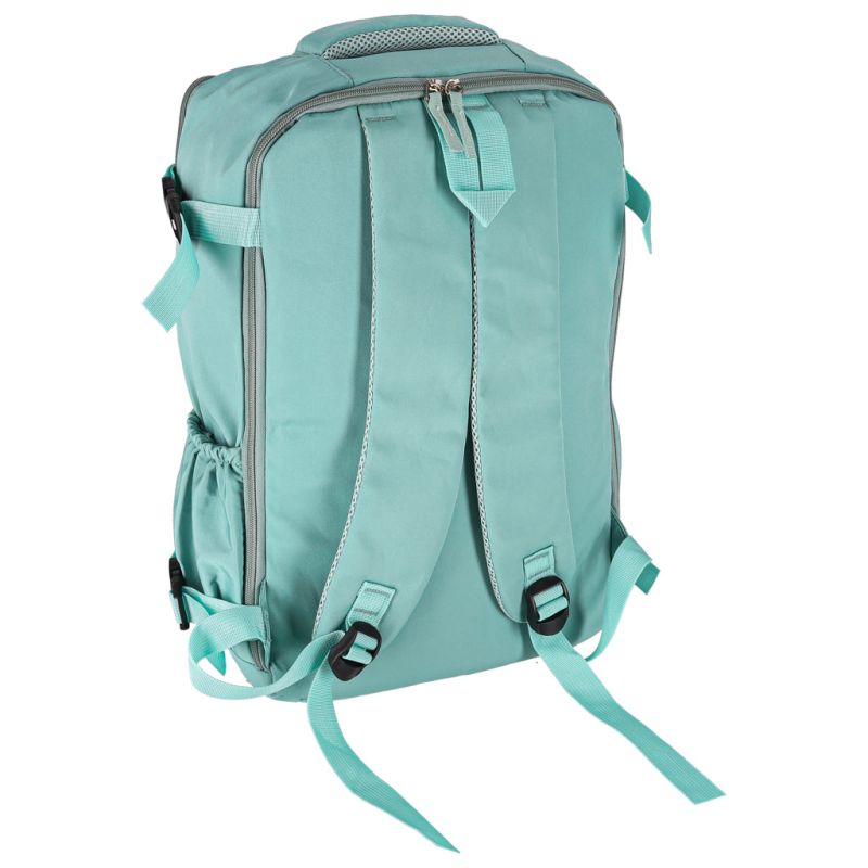 Plecak podróżny turystyczny bagaż zielony 45x30 cm - obrazek 5